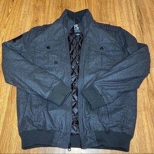 Fox racing wool bomber jacket, sz XL, full zip